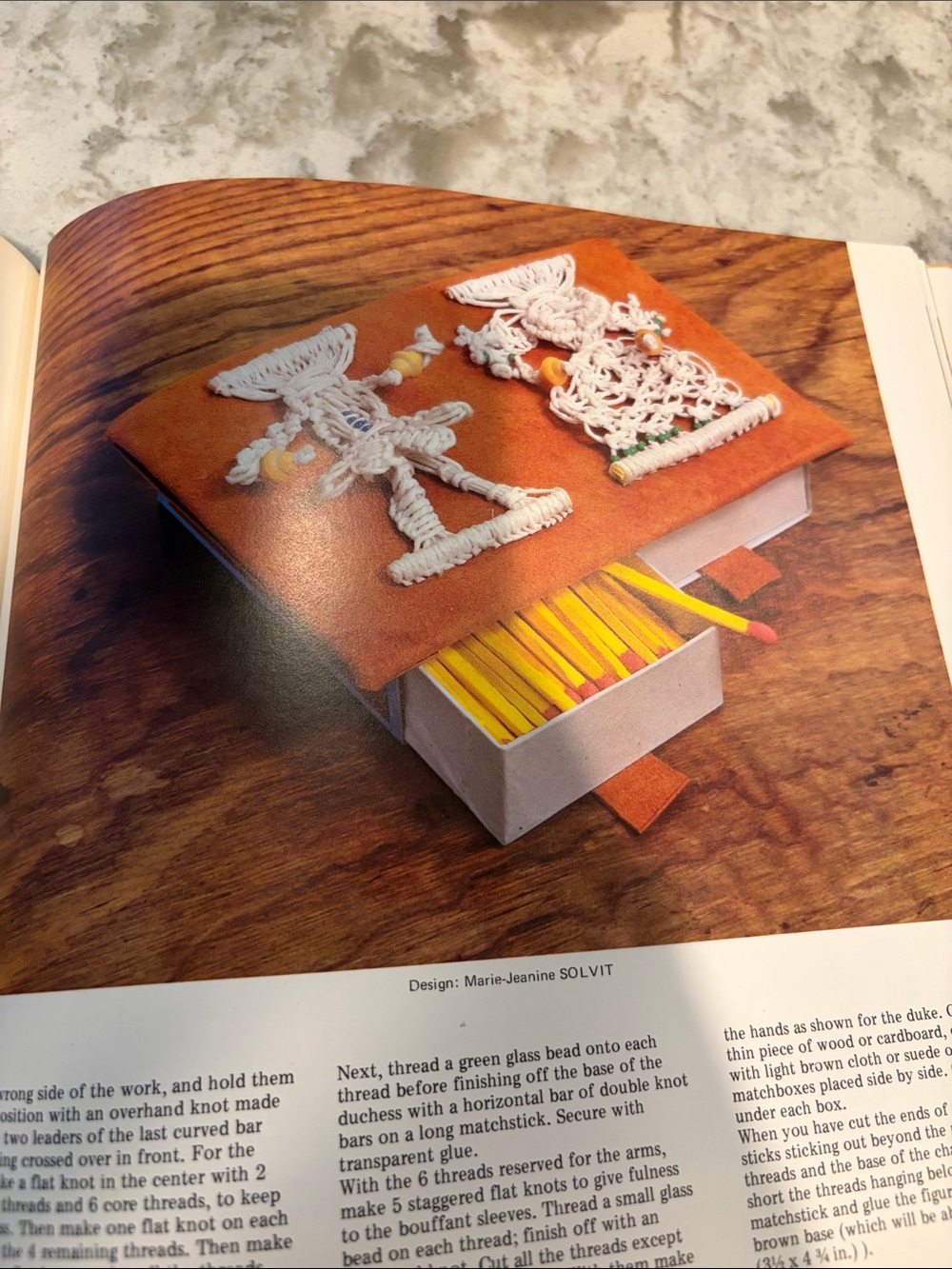 Magnificent Macramé Book by — Yellow Cover - Picture 5 of 6